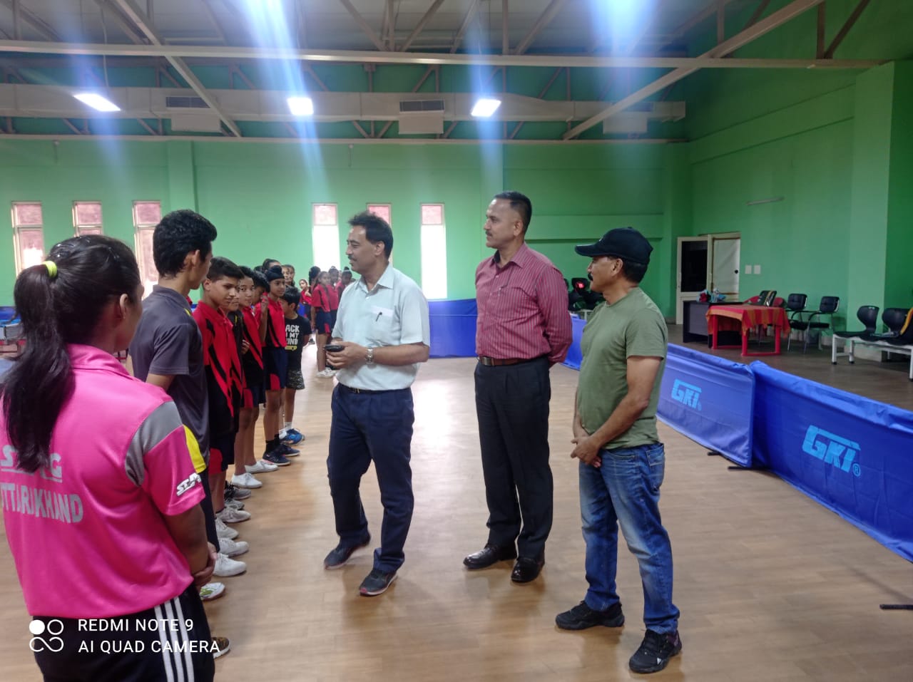साई के अधिशासी निदेशक ने स्पोर्ट्स कॉलेज के टेबल टेनिस खेल एक्सटेंशन केन्द्र का किया निरीक्षण